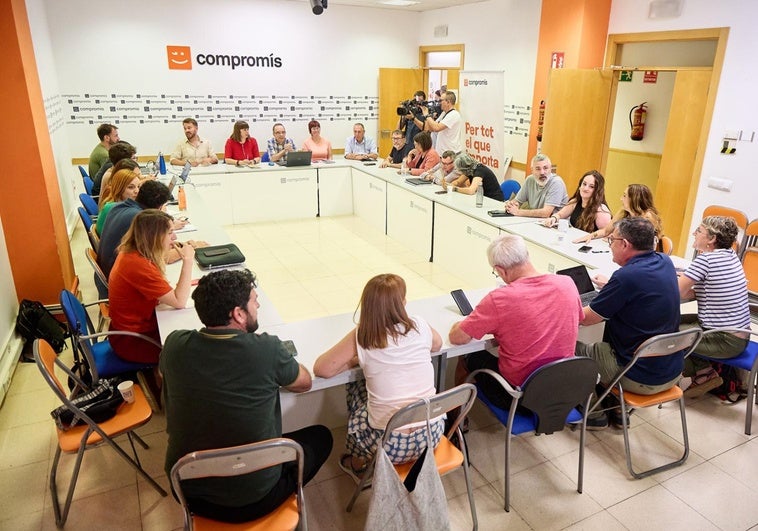 Inicio de la Ejecutiva de Compromís.