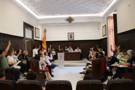 Un momento del pleno.