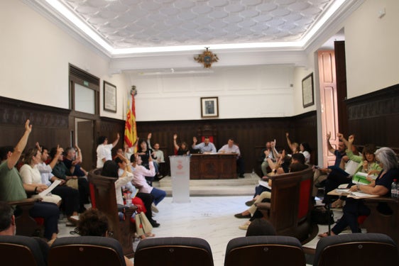 Un momento del pleno.