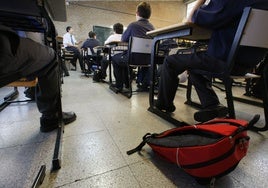 Clase en un colegio concertado, en una imagen de archivo.