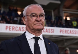 Claudio Ranieri, durante su etapa en la Roma.