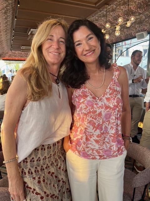 Pilar Cañiz y Angela Valero de Palma.