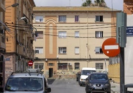 Calle San Rafael, en las Casitas Rosa de la Malvarrosa.