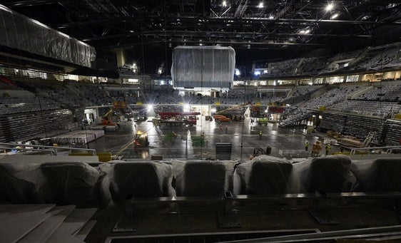 Interior del Roig Arena de Valencia.