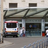 Entrada de Urgencias del hospital Doctor Peset.