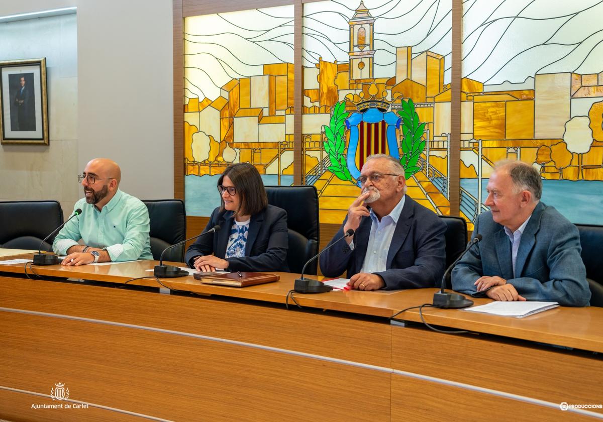 Acto de nombramiento en Carlet.