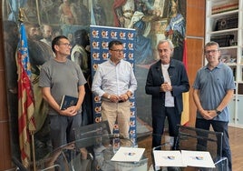 Javier Castellar, Juan Ramón Adsuara y Armando Hernández.