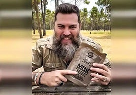 El tiktoker Arucinante durante el vídeo.