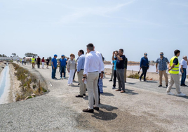 Tras el evento central, realizaron una visita por las salinas.