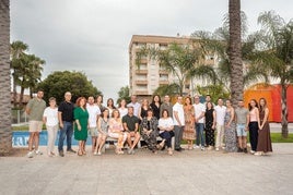 Junta directiva de las Fallas de Oliva.