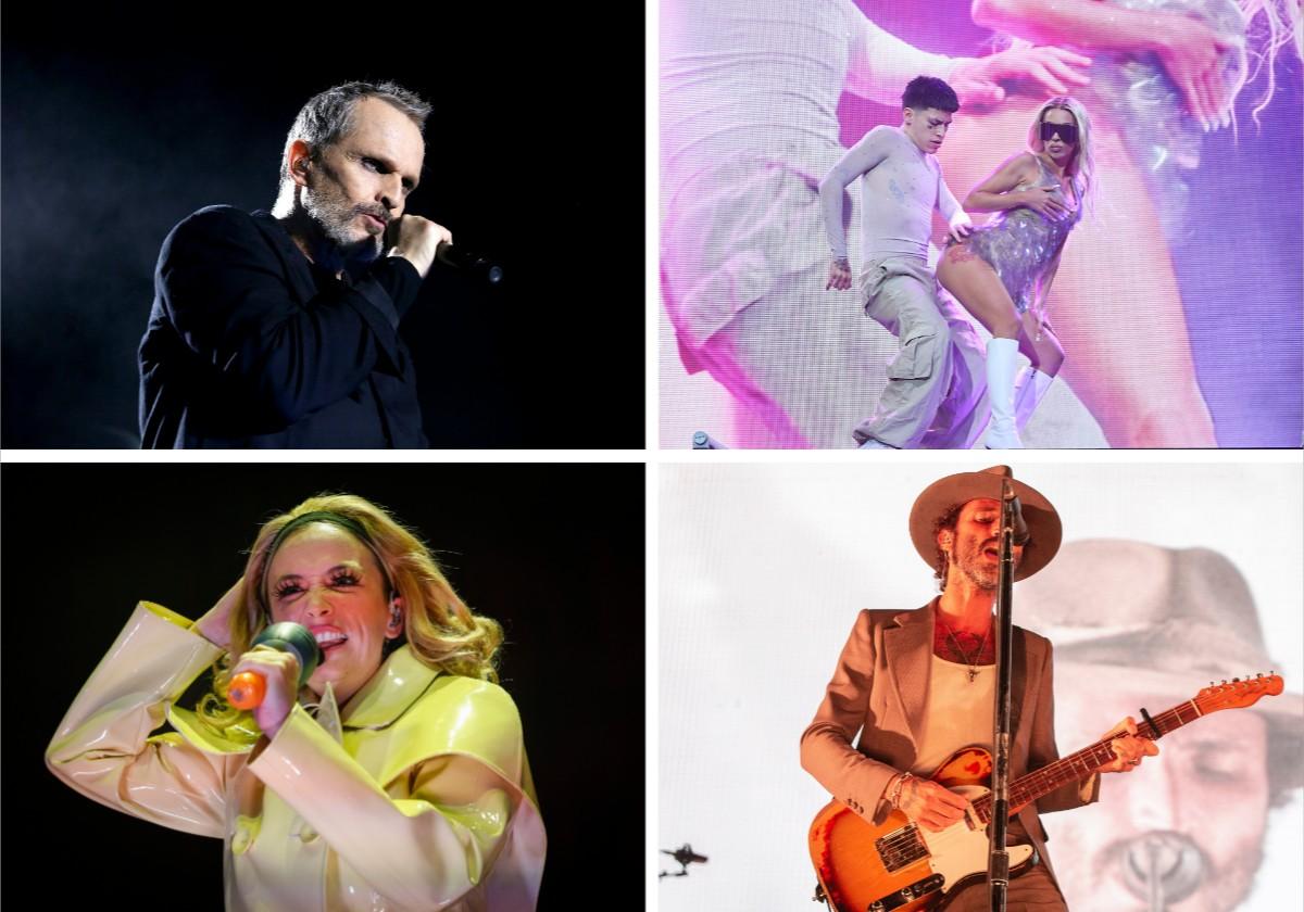 Miguel Bosé, Bad Gyal, Rigoberta Bandini y Leiva actuarán en Valencia este verano.