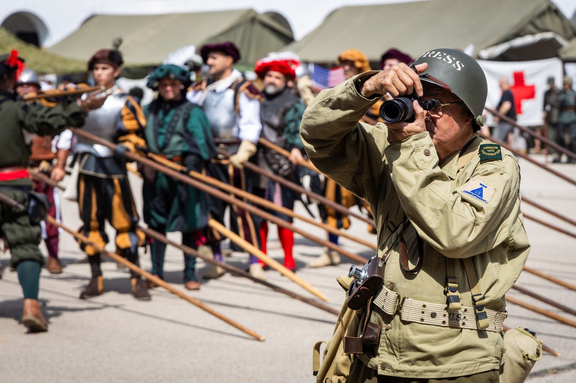 Fotos de las recreaciones históricas en el Museo Militar de Valencia 2025