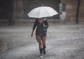 Aemet anuncia lluvias con tormenta este domingo en la Comunitat, que continuarán la próxima semana