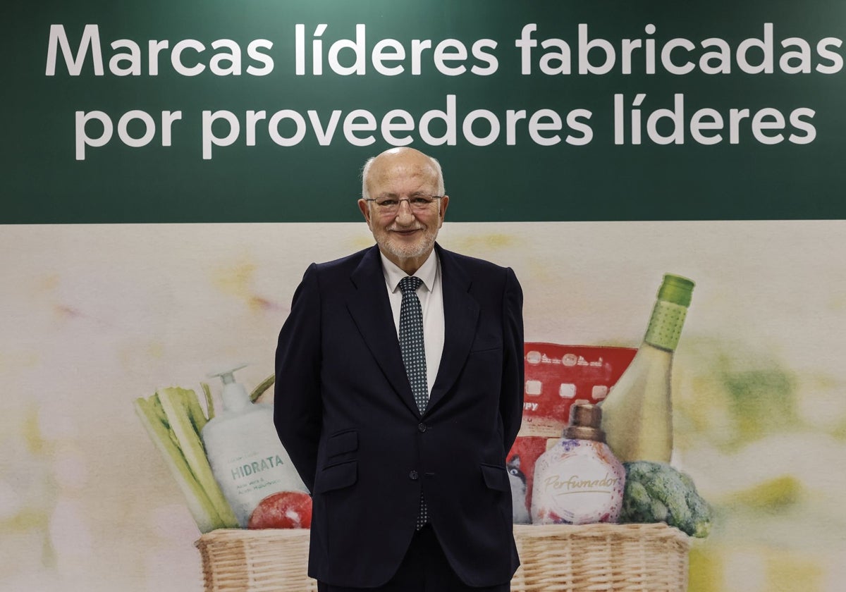 Juan Roig, en la última presentación de resultados de Mercadona.