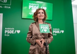 La vicepresidenta primera y ministra de Hacienda, María Jesús Montero.