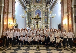 Costaleros de las Fiestas de San Juan del año pasado