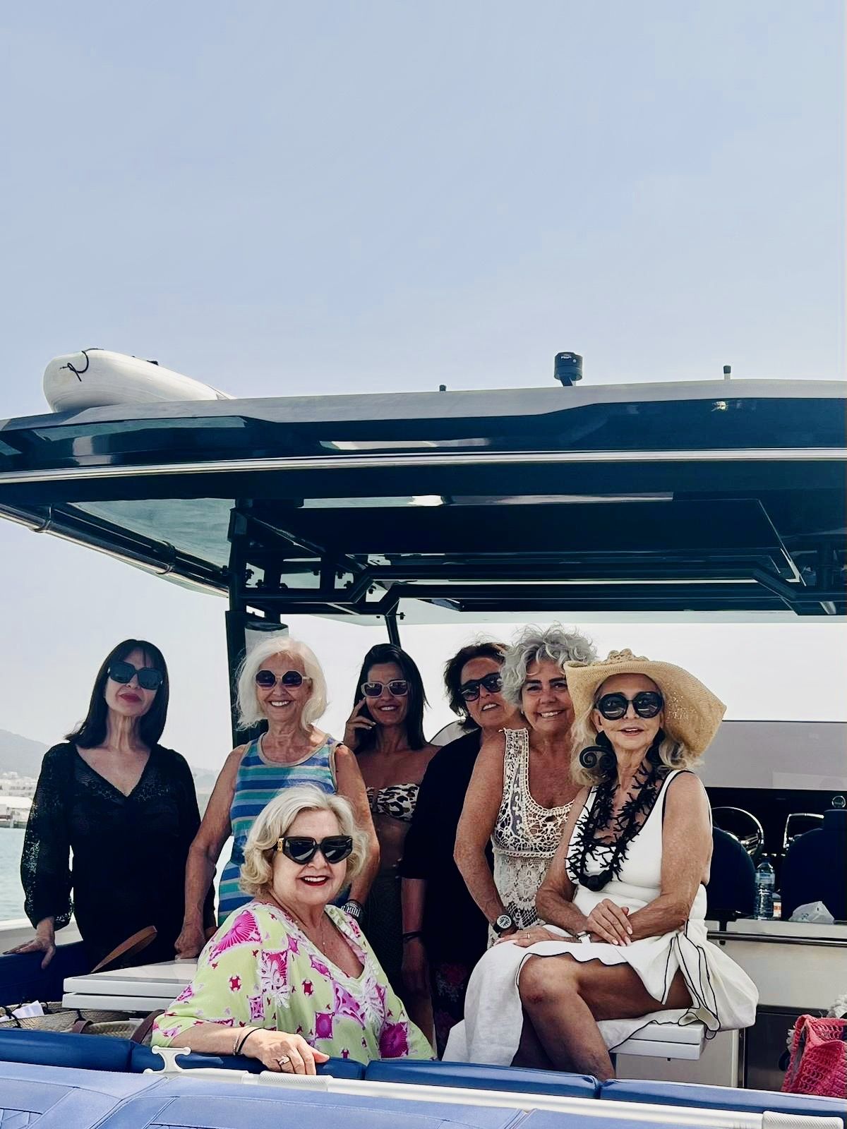 Esther Segura, Hortensia Herrero, Emilia y Laura Segura, Pepa Martí, Marta de Diego y Mayrén Beneyto.
