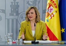 La portavoz del Gobierno, Pilar Alegría.