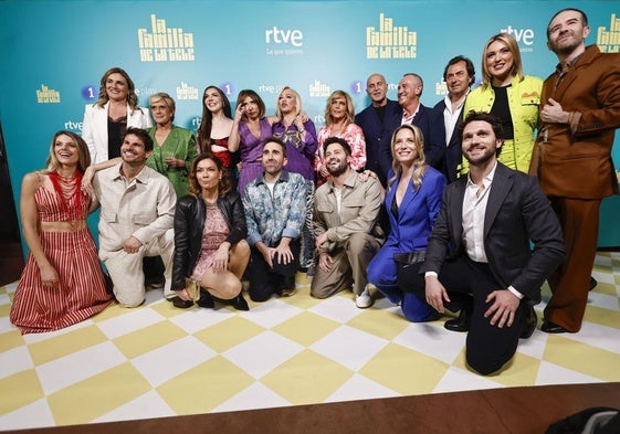 'La familia de la tele'.