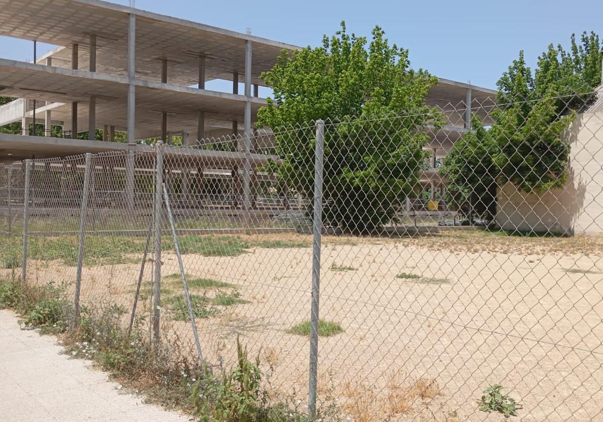 Estado actual de las obras en el IES Rei en Jaume.