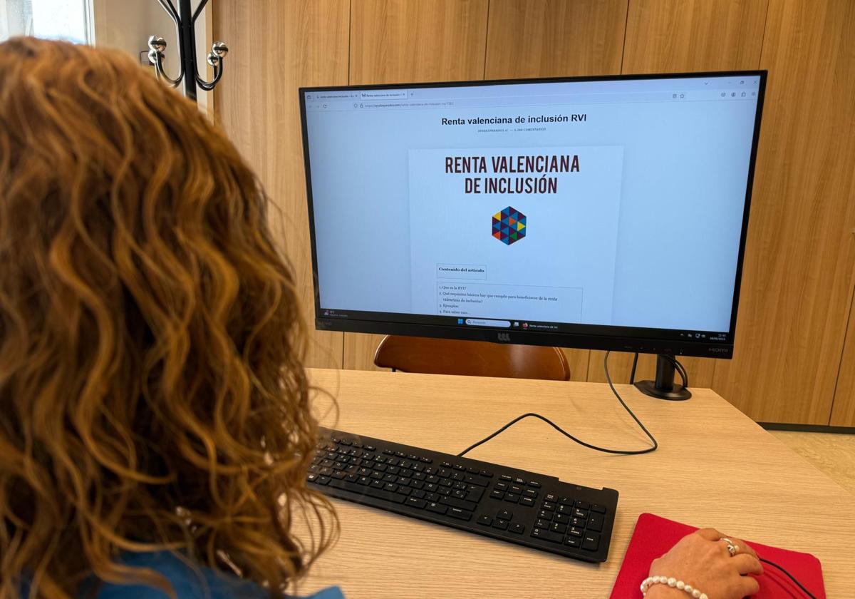 Los técnicos de Carlet revisan las ayudas.
