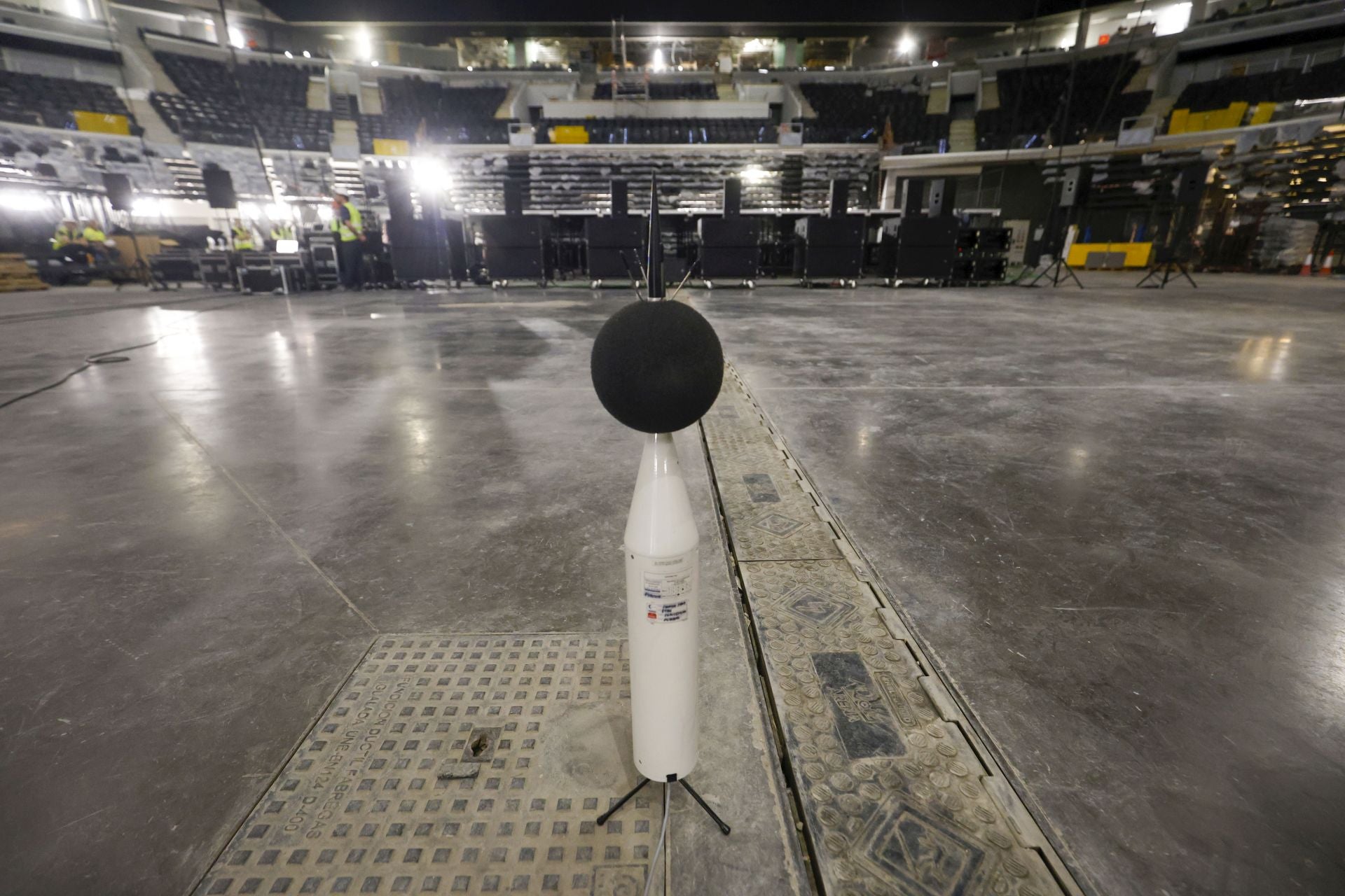 Primera prueba de sonido del Roig Arena