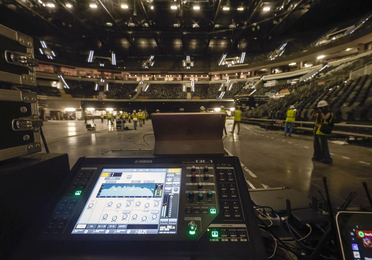 Primera prueba de sonido del Roig Arena