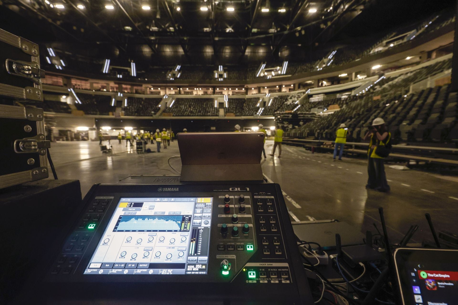 Primera prueba de sonido del Roig Arena