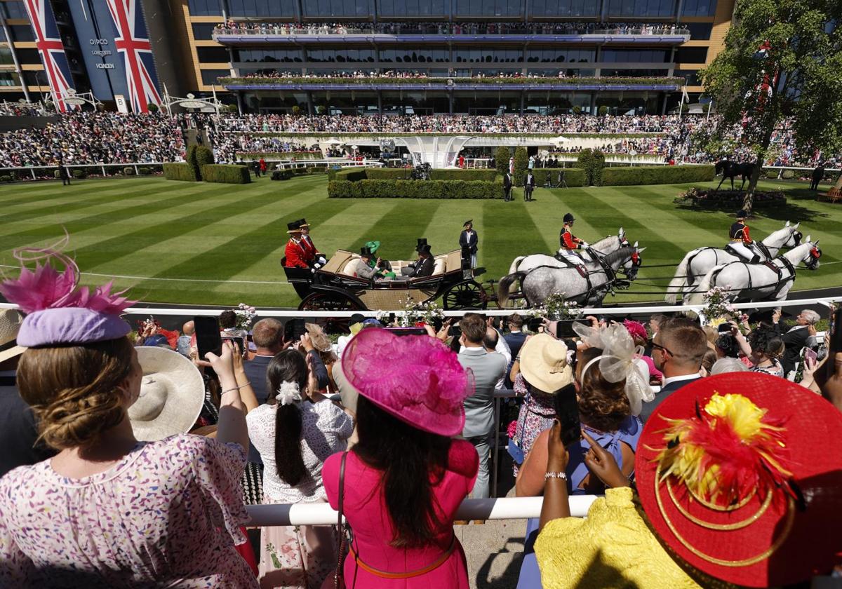 Carreras de caballos en Ascot.