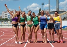 Miembros del Club Atletismo Sant Joan.