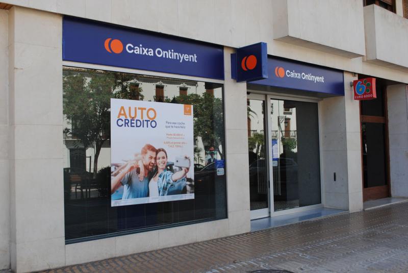 Una oficina de Caixa Ontinyent.