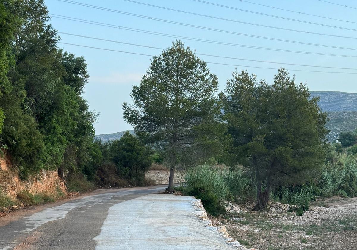 Camino de la Parra en Carlet.