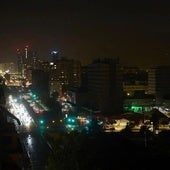 Apagón de luz en Valencia.