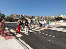 La inaguración del nuevo tramo de la red viaria de Calp.