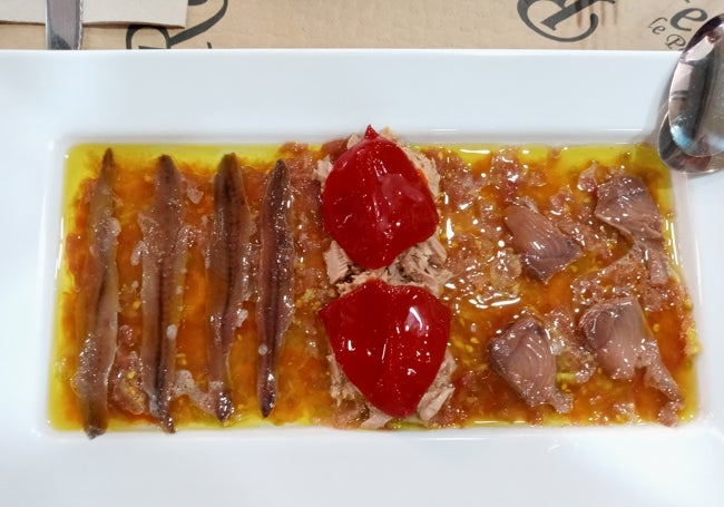Ración de salazones de la Marina.