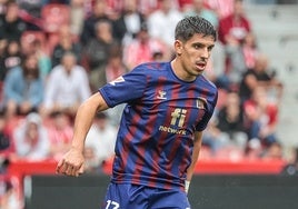 Víctor García, en un partido de la última temporada.