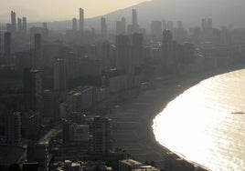 Playa de Benidorm, en una imagen de archivo.