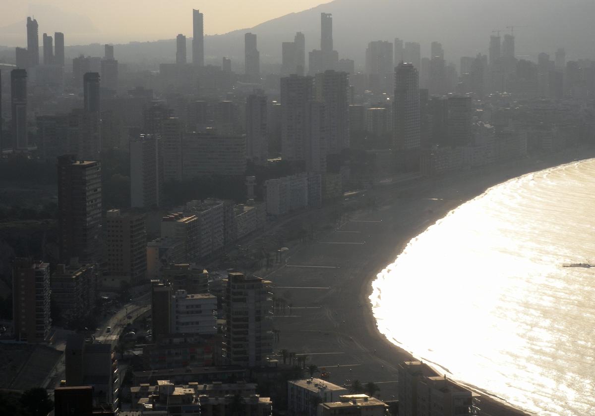 Playa de Benidorm, en una imagen de archivo.