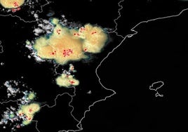 Focos de tormentas en la Comunitat esta tarde.