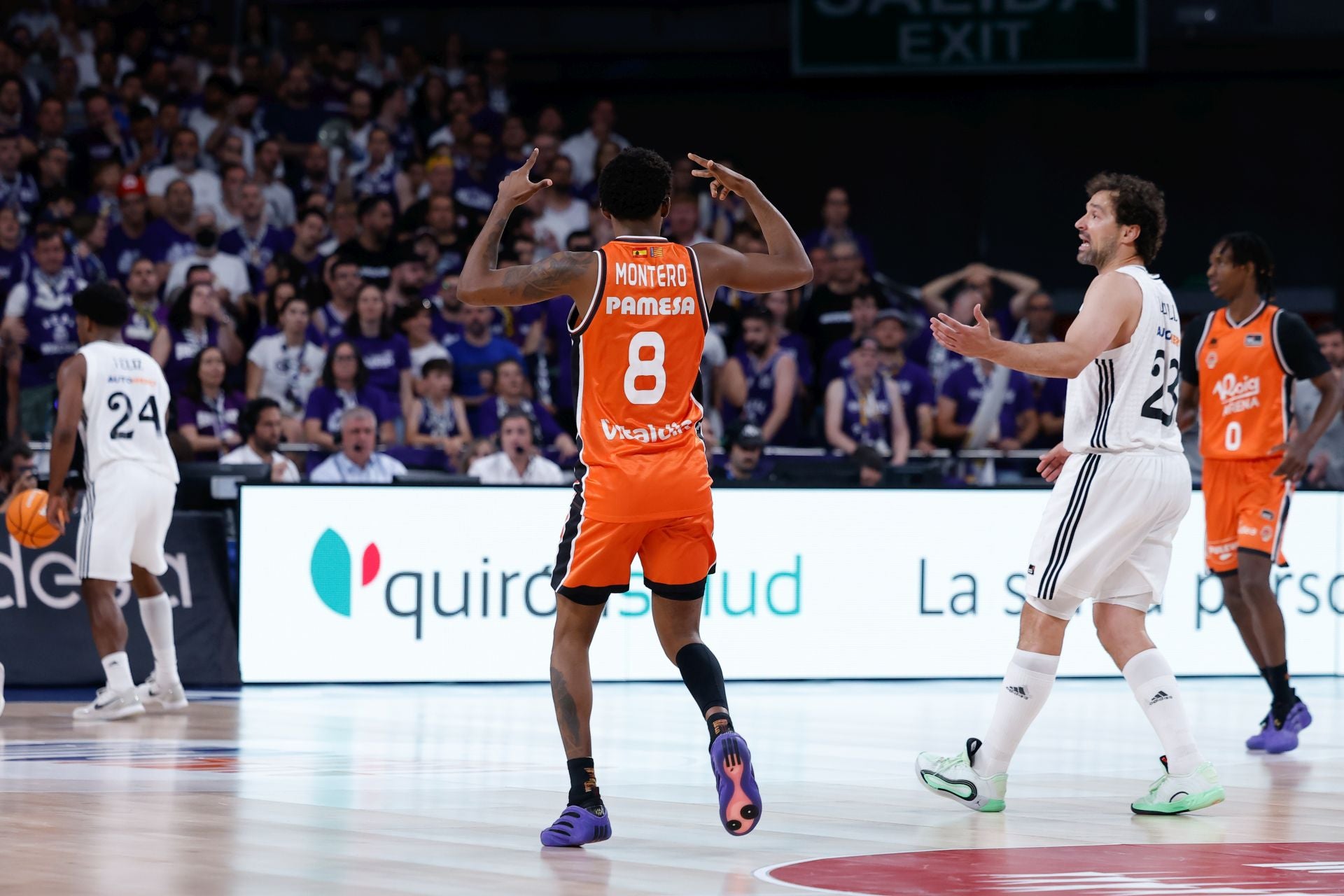 FOTOS | Así ha sido el segundo partido de la final de la ACB entre el Valencia Basket y el Real Madrid