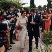 Paloma Hernández y Marcos Vidal, en el Huerto de San Vicente.