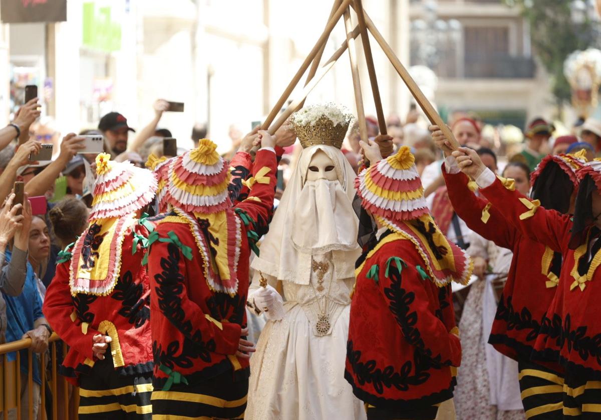 Cabalgata del Convite del Corpus Christi en Valencia.