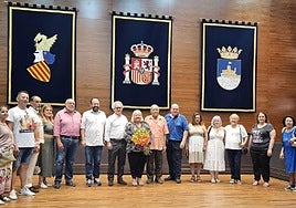 Araceli de Moya con sus compañeros de Ciudadanos.