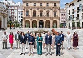 El equipo de gobierno municipal de Castellón de la Plana.