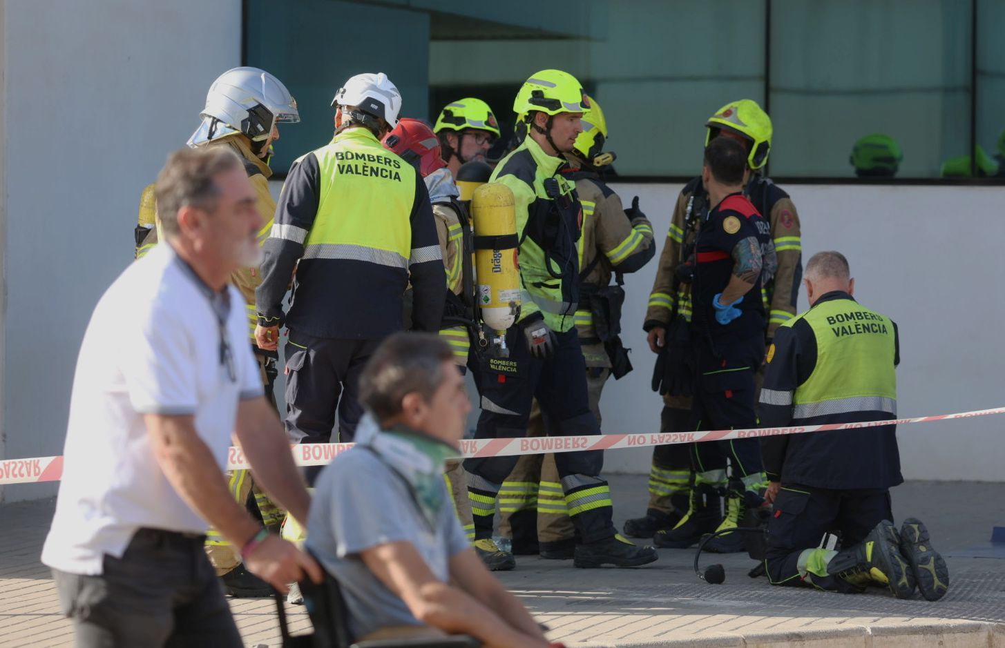 FOTOS | Incendio en el Hospital La Fe de Valencia