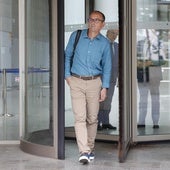 El jefe de la Aemet, tras declarar como testigo en la Ciudad de la Justicia.