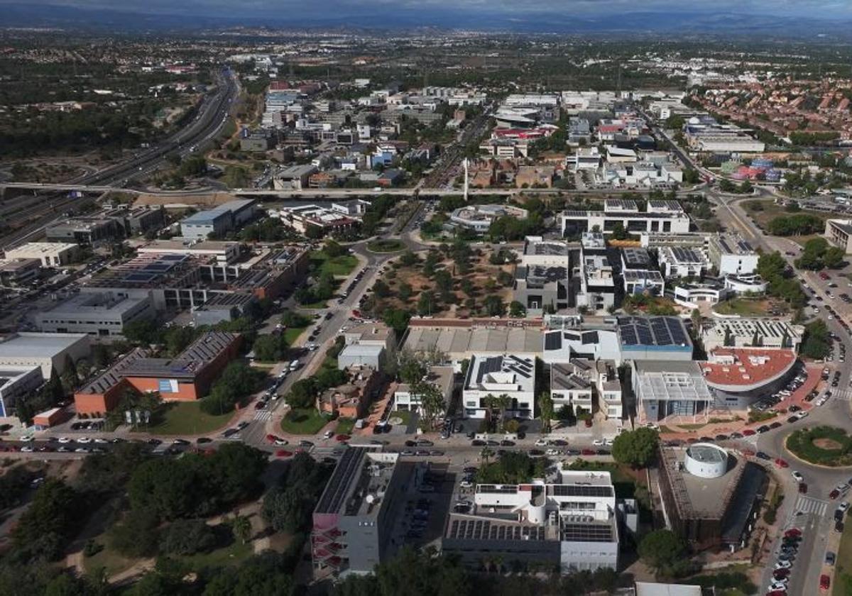 Imagen aérea del Parque Tecnológico de Paterna.