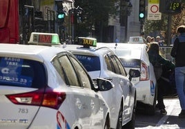 Servicio de taxis en Valencia.