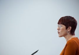 Àgueda Micó, este martes en el Congreso.