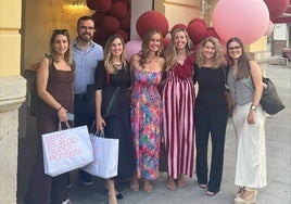 Zulema García, Daniel Dancausa, Marta Nogueras, Elena Ravello, Paula Martínez, Neus García y Alicia Moreno.